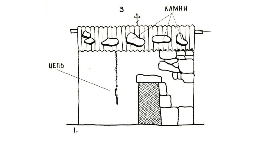 Западный фасад. По В.А. Волкову и А.И. Файвисовичу. 1983 г